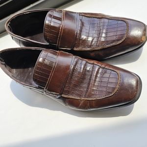 Kenneth Cole leather men's loafers 9M